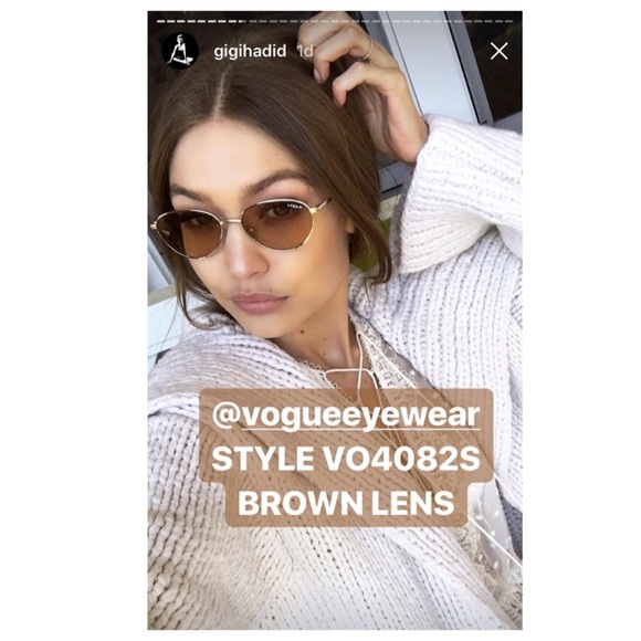 Gigi Hadid Is Back For Vogue Eyewears Springsummer 2018